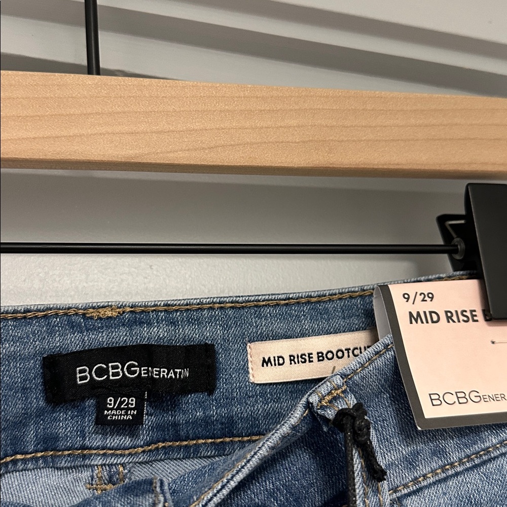 BCBG Mid Rise Bootcut Jeans - Picture 4 of 6